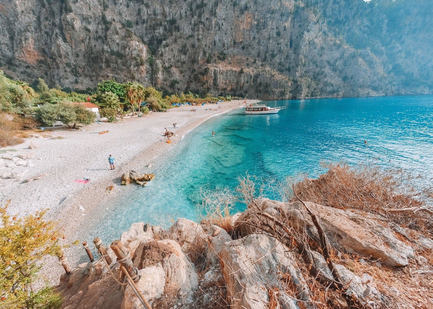 Ölüdeniz boat trip along the turquoise coast near Fethiye