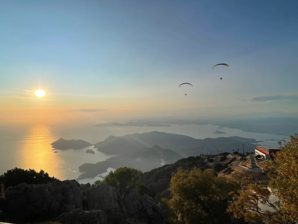 Sunset view from Babadag