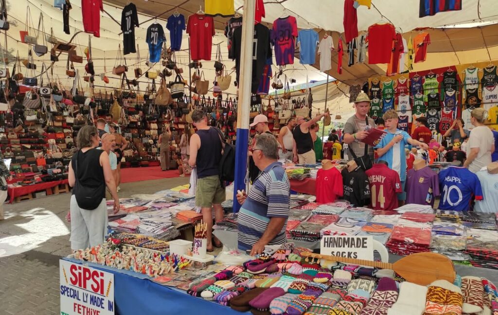 Fethiye Tuesday Market: What to Buy, Best Time to Visit & Local Tips 2 Fethiye Tuesday Market stalls and shoppers