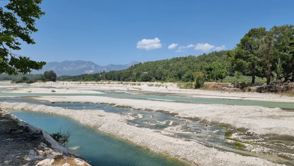 Saklıkent Gorge Guide 2026: Entrance Fees, Hours & Practical Tips 2 Riverside area at Saklikent Gorge near Fethiye